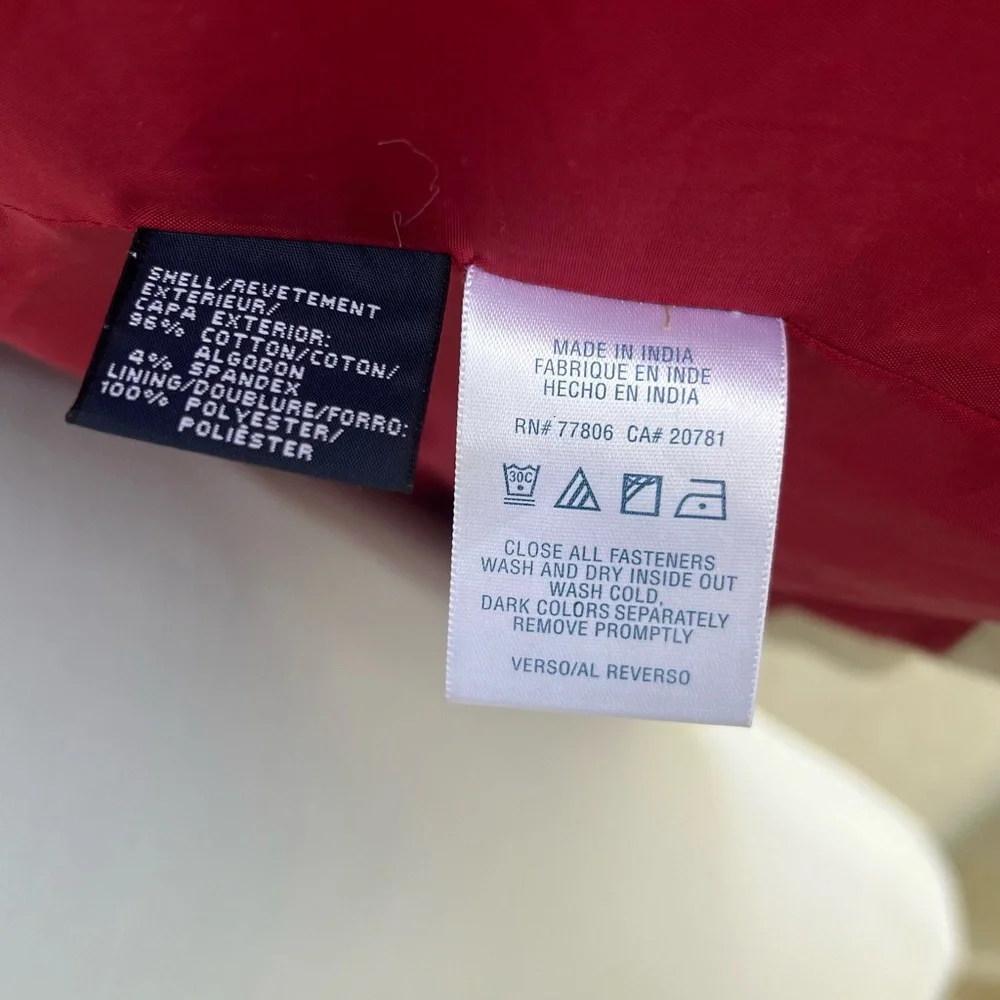 Tommy Jeans Vintage Velvet Trench  Coat Khaki Cream  Med Cute Great Condition - Picture 13 of 14